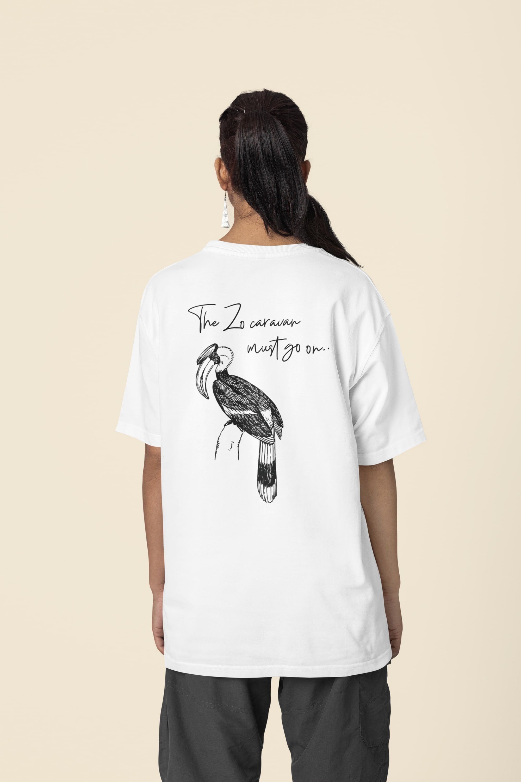 The Zo Caravan Hornbill Oversized T-Shirt