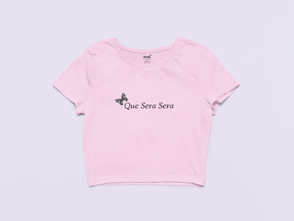 Que Sera Sera Chic Crop Top