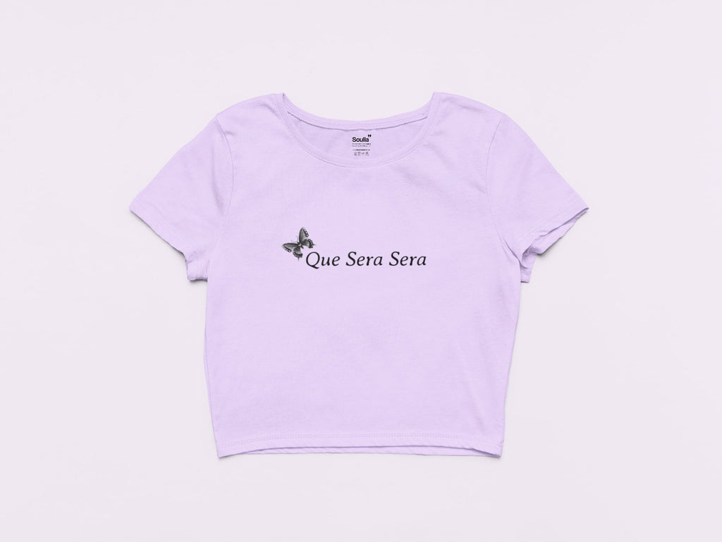 Que Sera Sera Chic Crop Top
