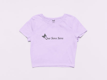 Que Sera Sera Chic Crop Top
