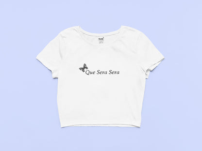 Que Sera Sera Chic Crop Top