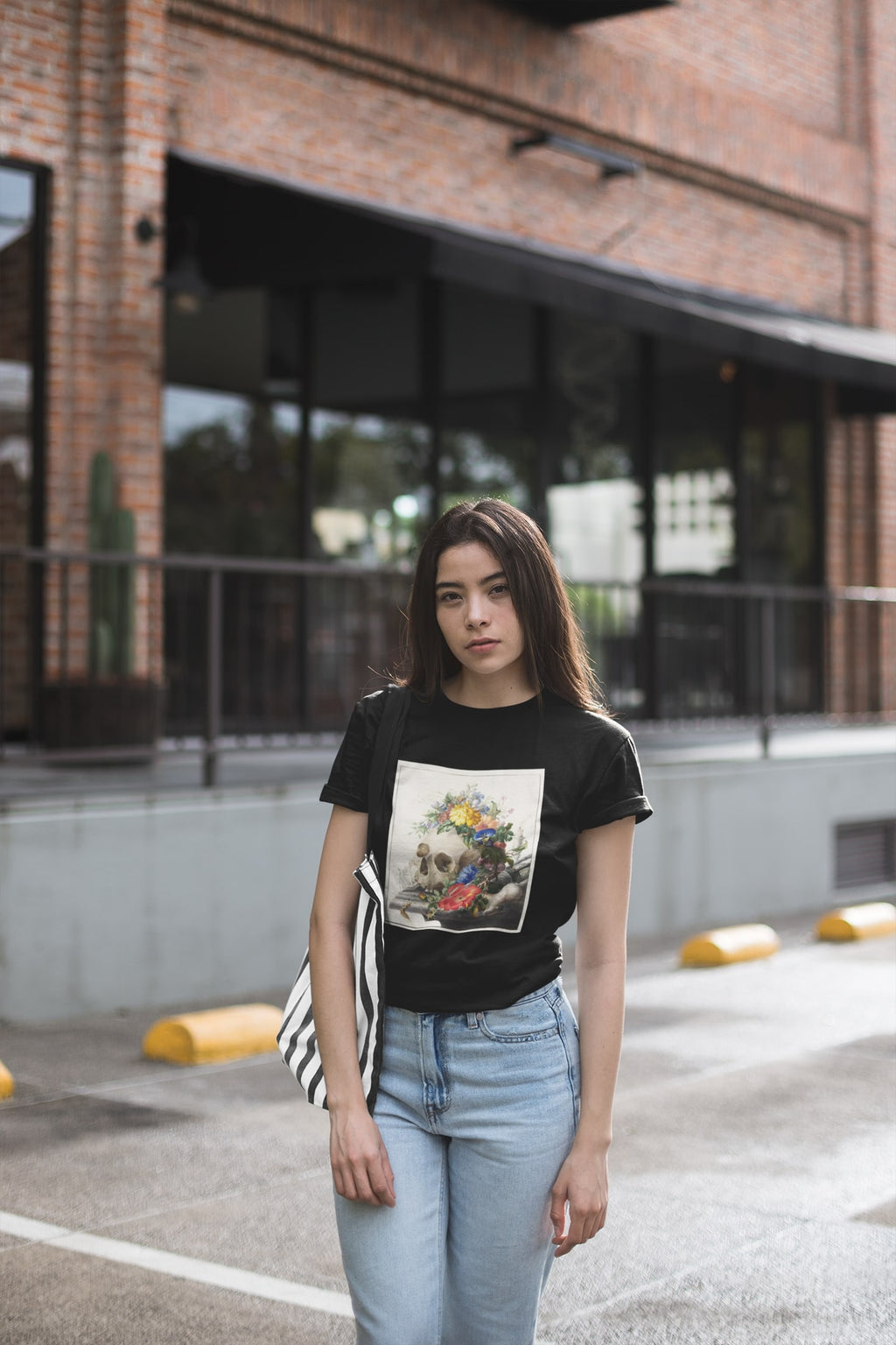 Floral Vanitas Oversized T-Shirt