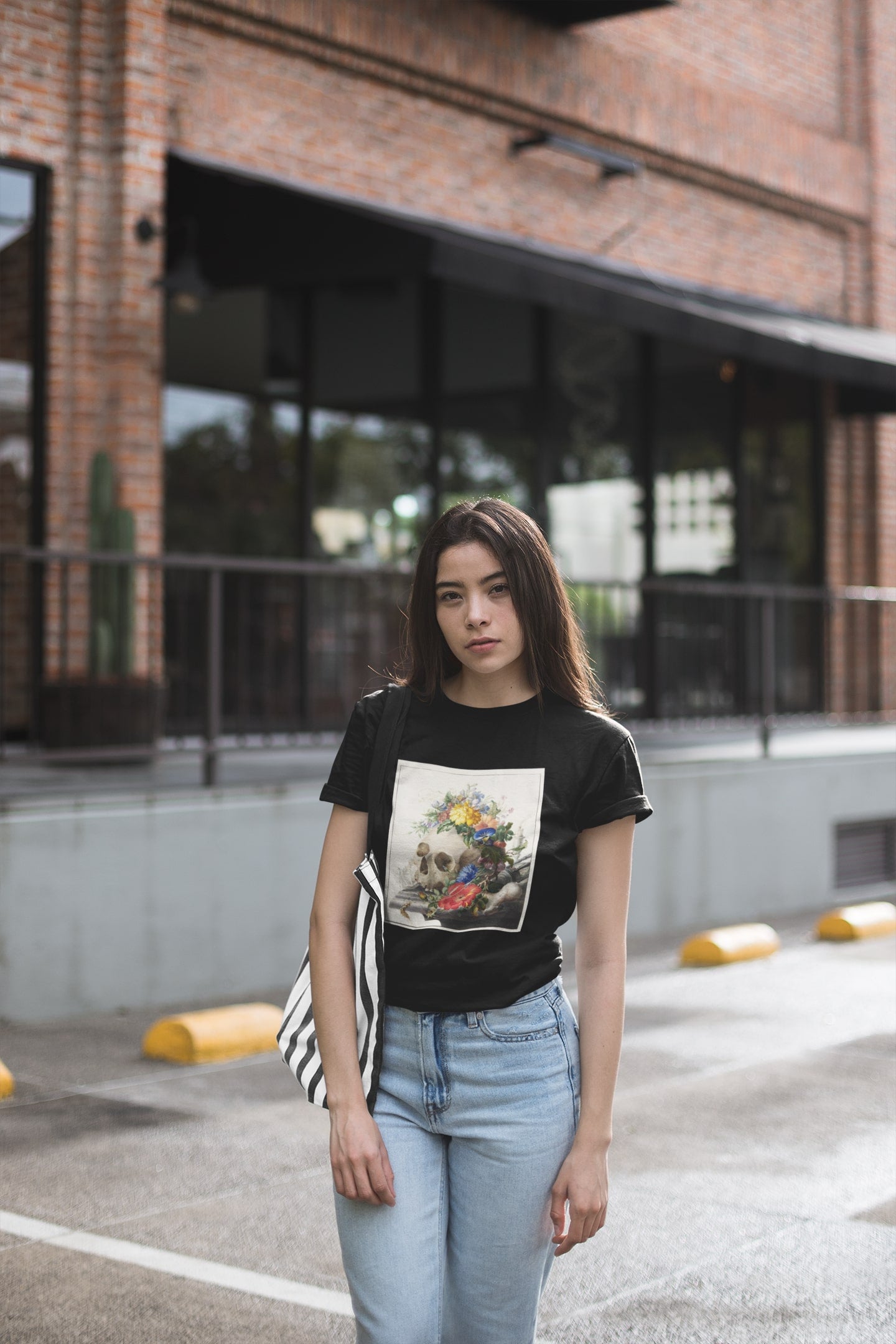 Floral Vanitas Oversized T-Shirt