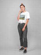 Wheat Field with Cypresses Oversized T-Shirt