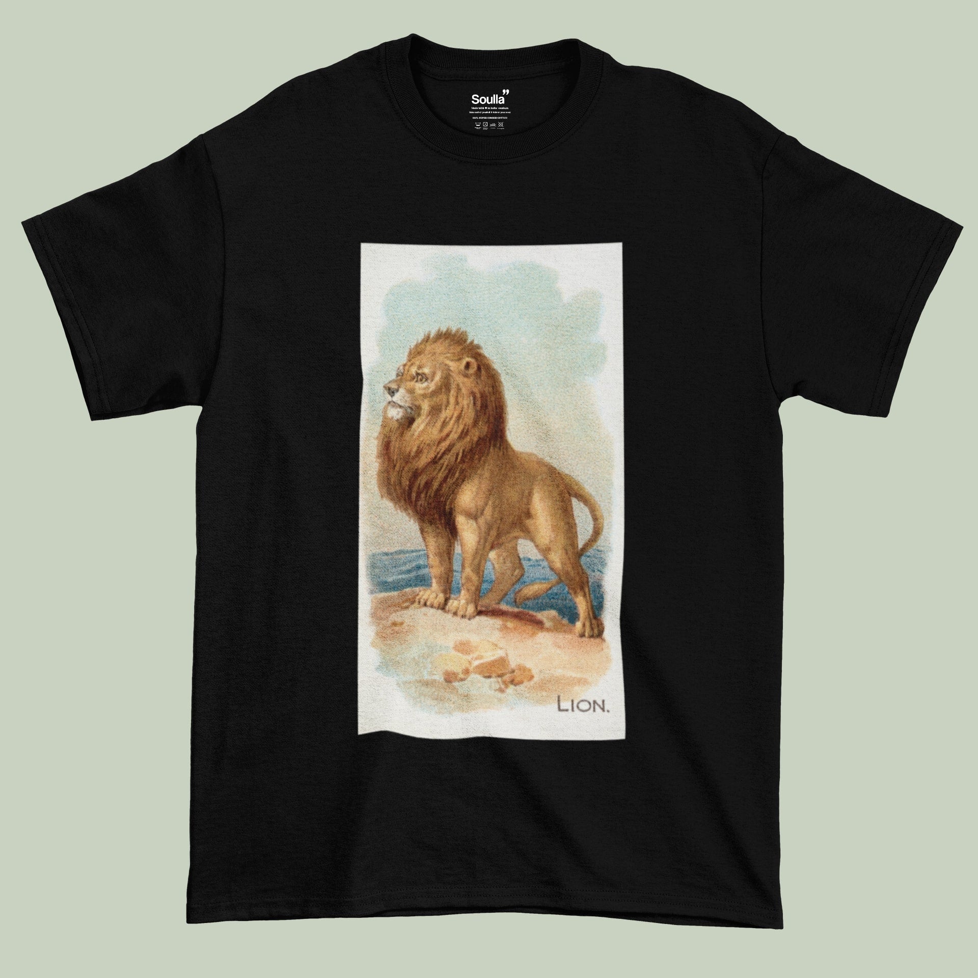 Roar of the Wild: Majestic Lion Oversized T-Shirt