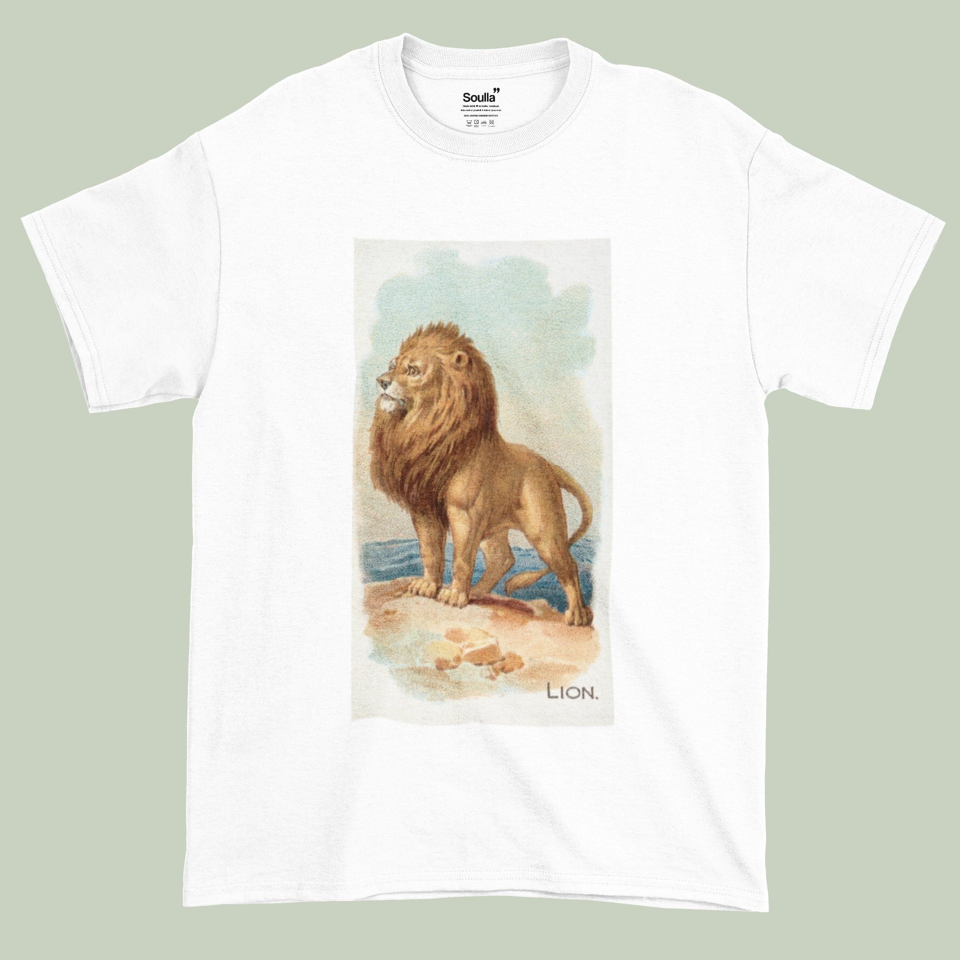Roar of the Wild: Majestic Lion Oversized T-Shirt