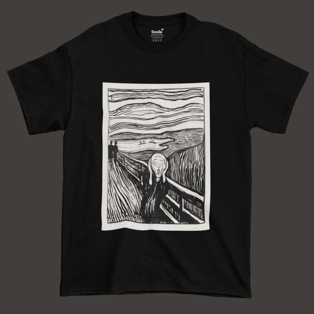 The Scream Monochrome Oversized T-Shirt