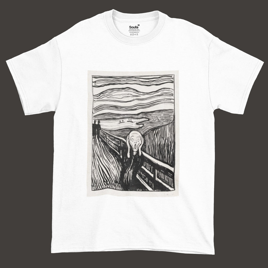 The Scream Monochrome Oversized T-Shirt