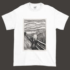 The Scream Monochrome Oversized T-Shirt