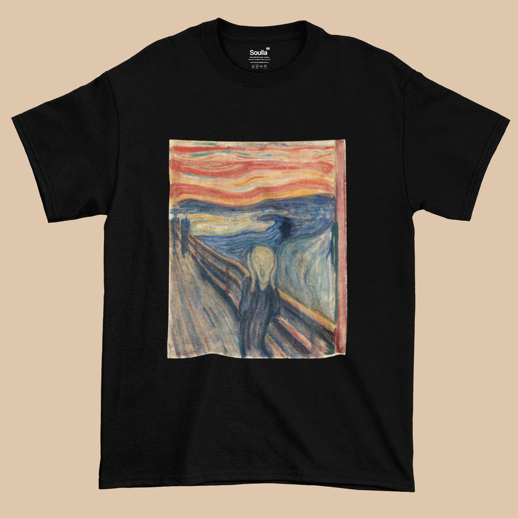 The Scream by Edvard Munch Oversized T-Shirt Soulla