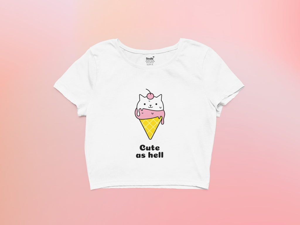 Cute as Hell Crop Top Soulla